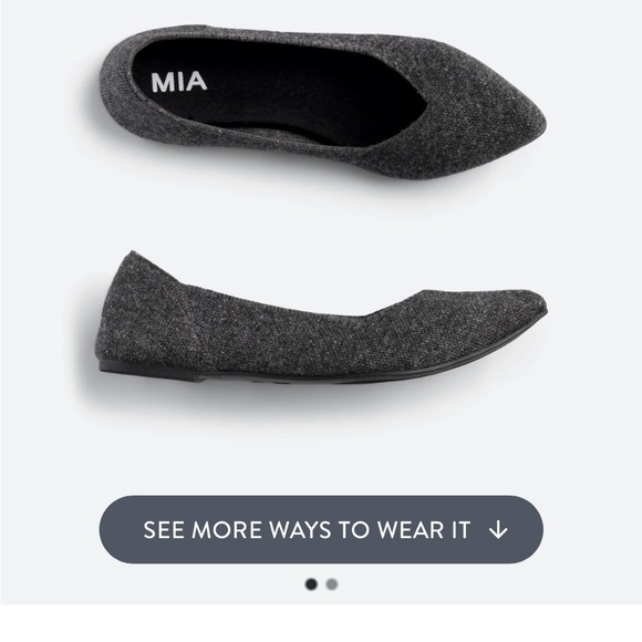 MIA Women’s slip on flat shoes. Black. Size 6.5 worn twice. Excellent condition. - Picture 5 of 5